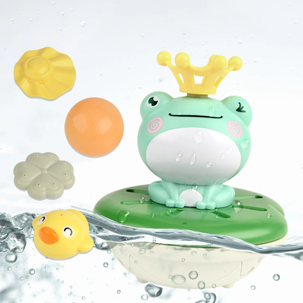 Electric Toddlers Baby Bath Toy Cute Animal Frog Sprinkler Water Games