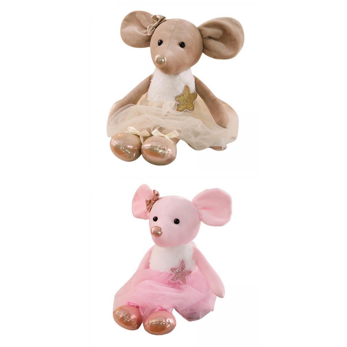 2-4pc Cute Plush Toys Stuffed Mouse Dolls Soft PP Cotton Baby Kids New Year Gift