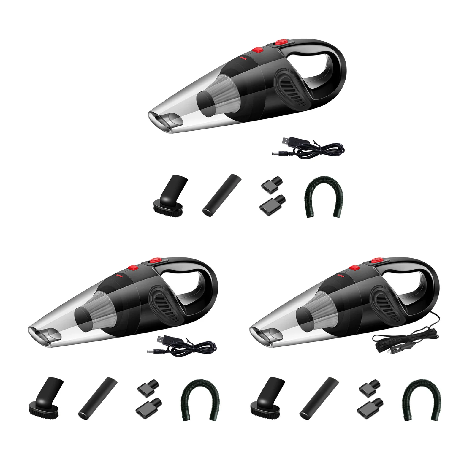 Car Vacuum Cleaner 4500PA 32000R/Min Auto Accessories Kit Handheld Fit for Home Use