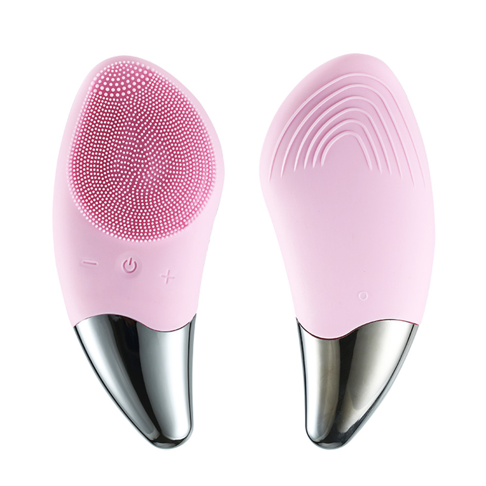 Best of Mini Electric Facial Cleansing Brush Ultrasonic Silicone Face Cleaner Deep Pore Cleaning Skin Massager Face Cleaner Brush Device Reviews & Tips - Image 2