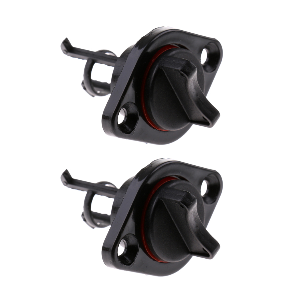 2 Pieces 1'' 25mm Durable Nylon Marine Boat Drain Plug Scupper Fishing Kayak Raft Hull Transom Screw Bung Replacement