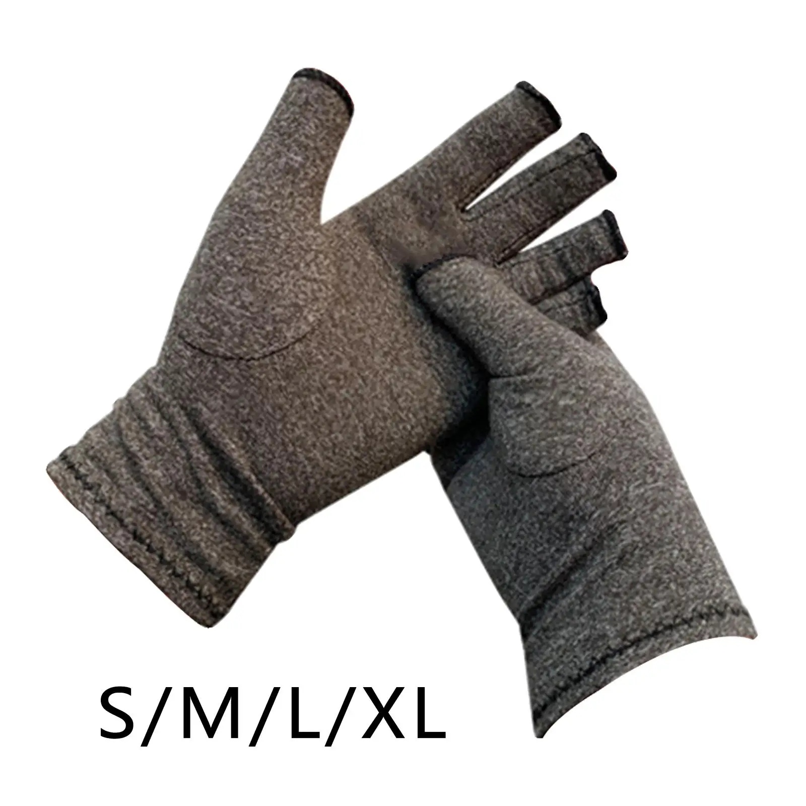Fingerless Arthritis Compression Gloves Half Finger Support Arthritis Gloves for Fitness Cycling Training Women and Men