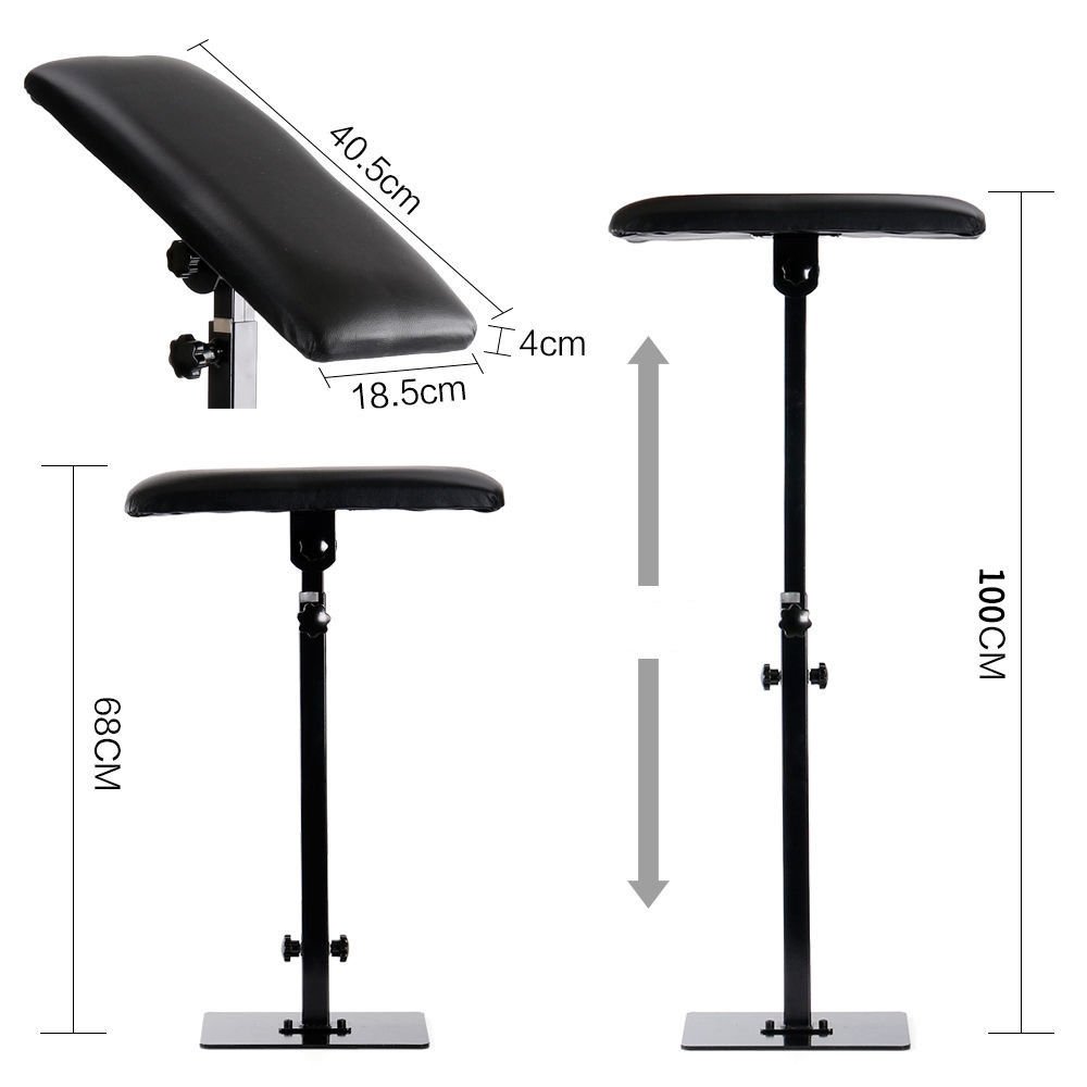 Tattoo Armrest Sponge Pad with Adjustable Height Tattoo Supplies for Salon