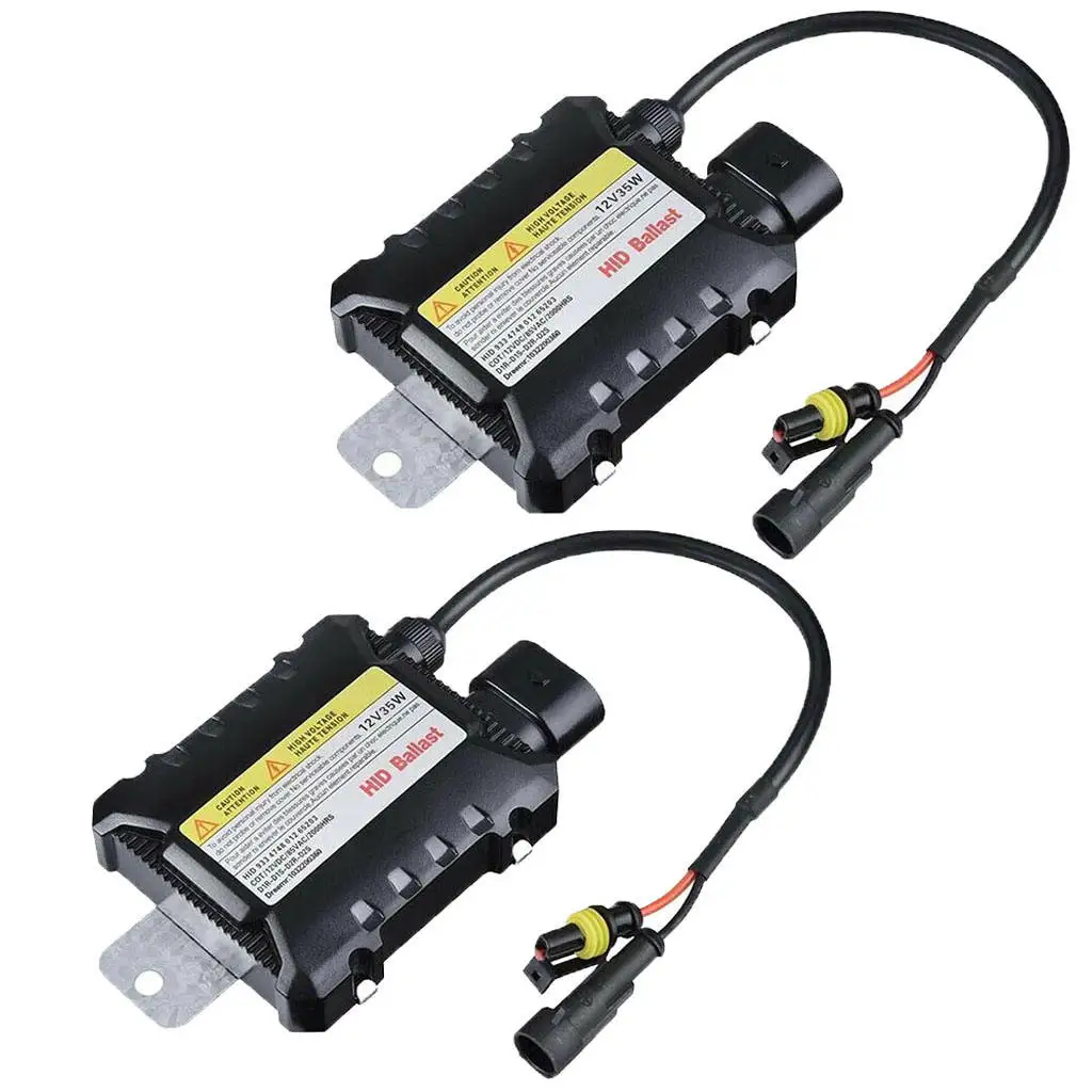 2pcs HID Ballast Replacement 12V 35W/55W for Xenon Light H1 H3 H7 H8 9005
