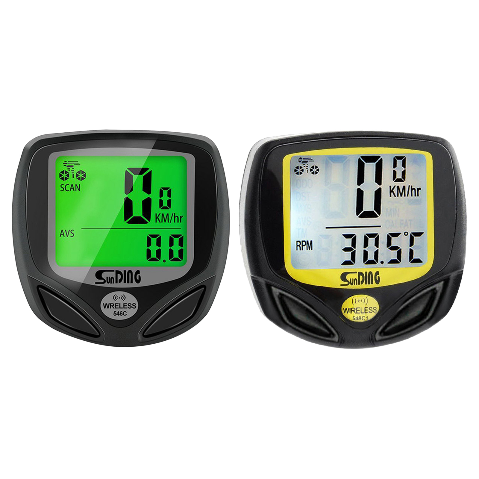 Motor Bike Speedometer Waterproof Wireless Bicycle Computer Cycling Odometer Speed Meter Multi-Function LCD Backlight Display