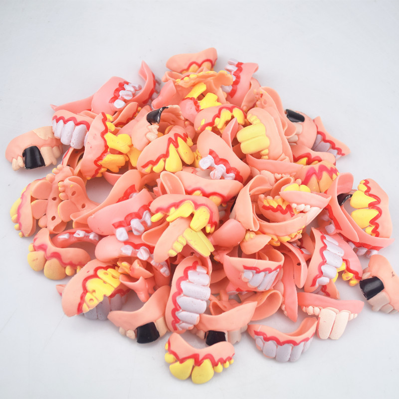 Halloween Dentures Tricky Funny Toys Funny Dentures Buck Teeth Soft