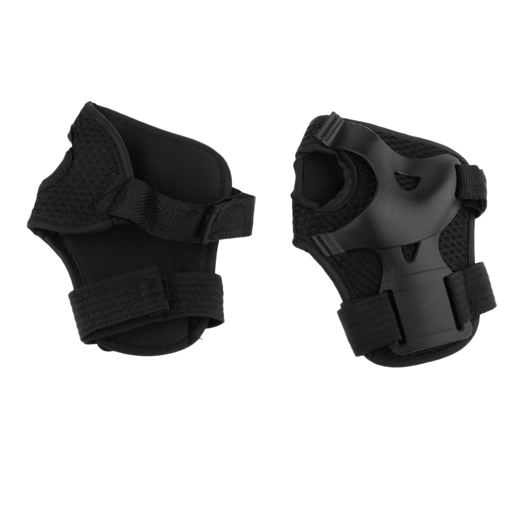 6Pcs Adults Roller Skating  Scooter Knee Wrist Guard Elbow Pad Adjustable