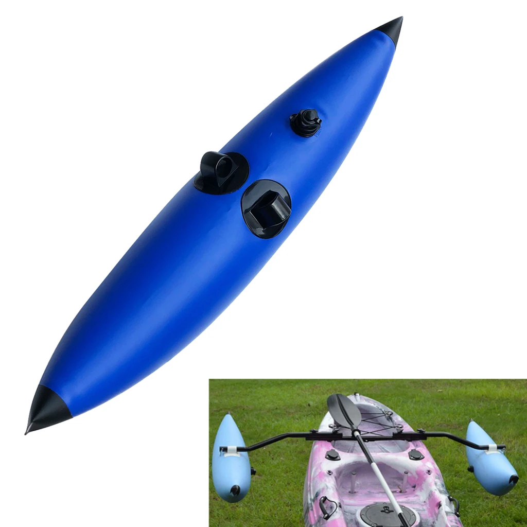 Canoe Inflatable Outrigger Kayak Boat Fishing Standing Float Buoy Stabilizer