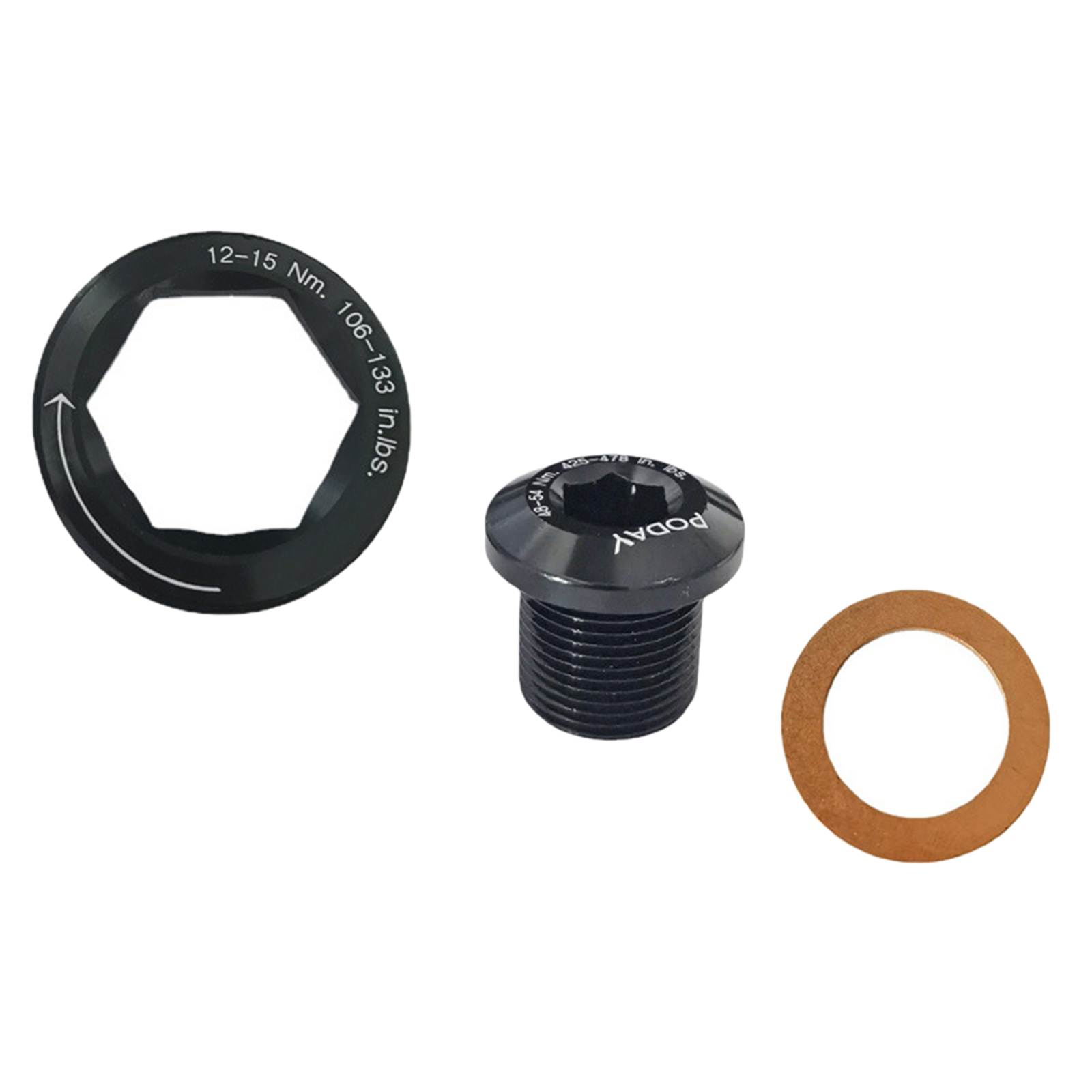 3pcs Crank Arm Screws Durable Aluminum Alloy Threads Crankset Arm Bolt Bracket Bolt for GXP