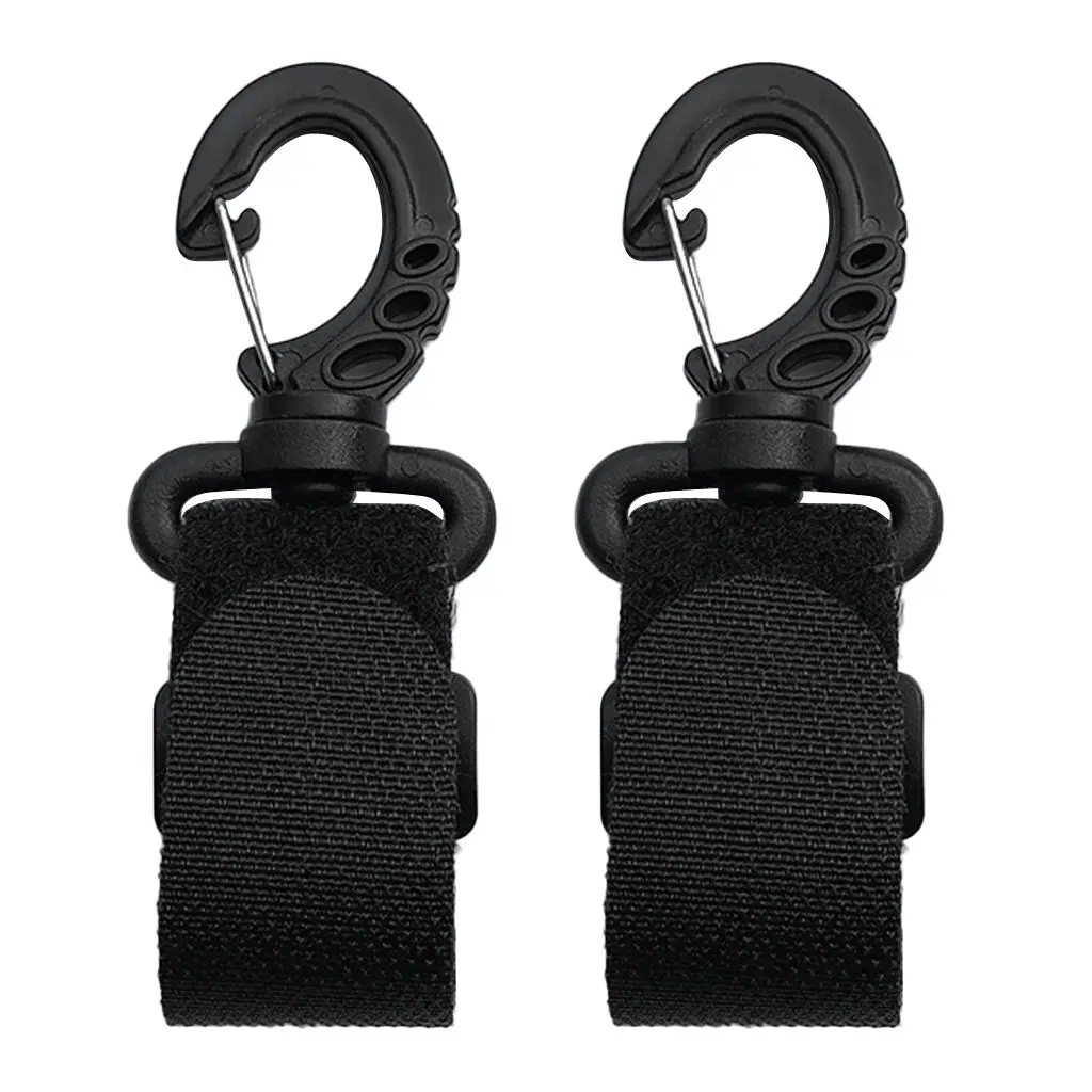 2x Kayak Paddle Holder Clip Easy-mount Fishing Rod Strap Tie Downs Rest Keeper 