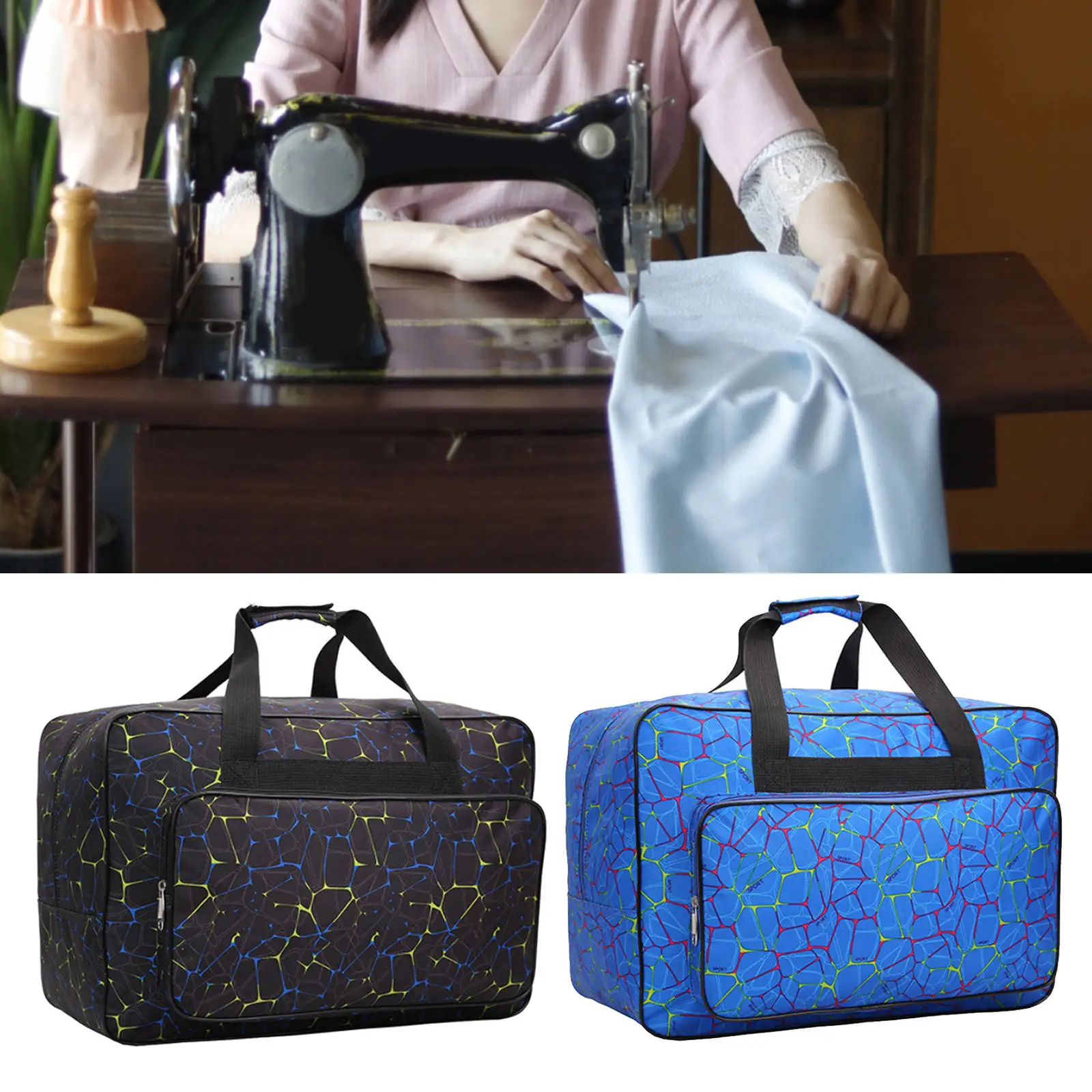 Travel Sewing Machine Carry Bag 46x23x32cm Handbag Dustcover Tote Pocket Pack Hand Bags