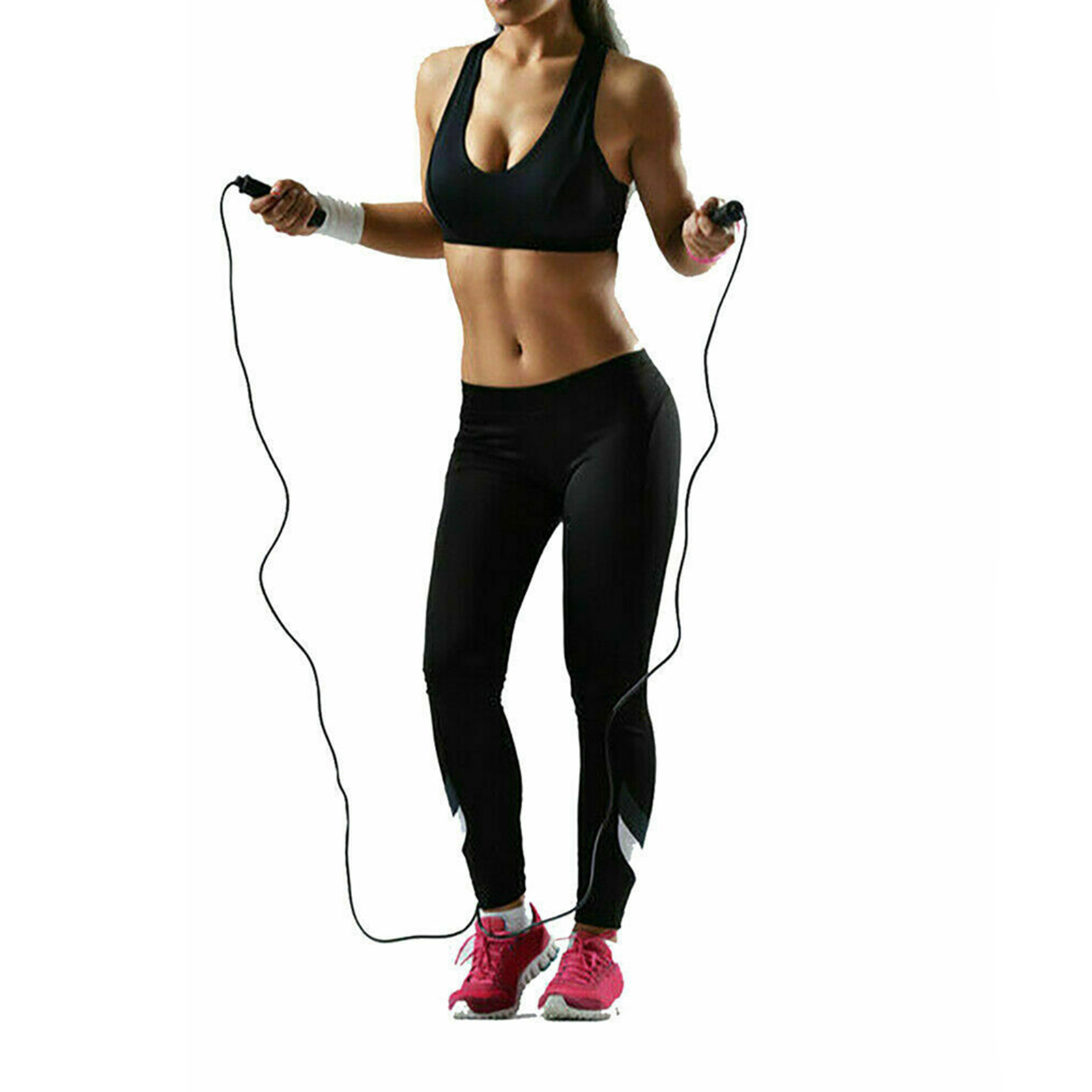 Kids Speed Jump Rope Men Women Gym PVC Skipping Rope Adjustable Length Workout Fitness Equipment Muscle Boxing Training