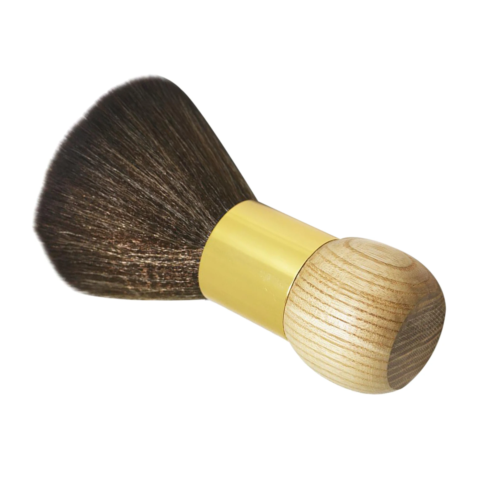 Home Use Wooden Neck Duster Brush Hairbrush Haircut for Barber Hairdressing Styling Tool Cleaning Remove Hair Clippings