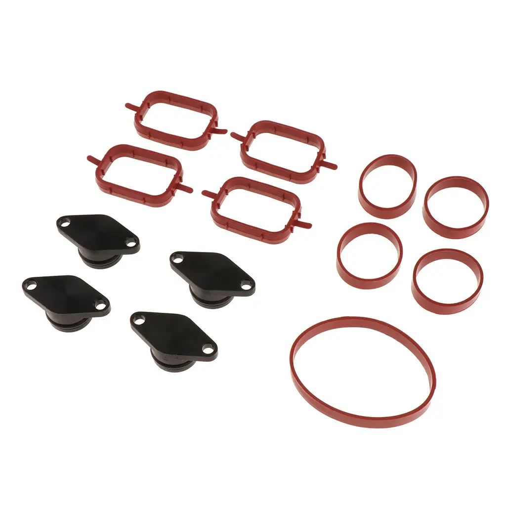4 Pieces Gaskets 22mm Swirl Flap Replacement Removal Blank for BMW