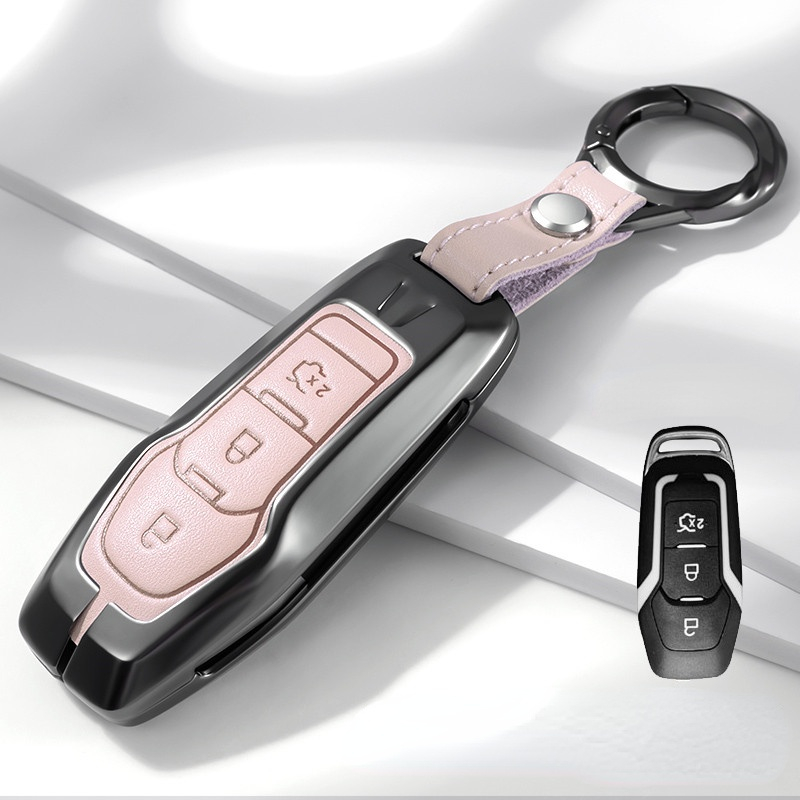 Cover custodia chiave auto per Ford Fusion Mondeo Mustang F-150 Explorer Edge 2015 2016 2017 2018 - Hce46097c47ef44ee9948e04153a84c43P