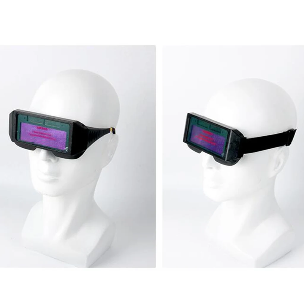 Solar Powered Auto Darkening Welding   Protective Glasses Goggles