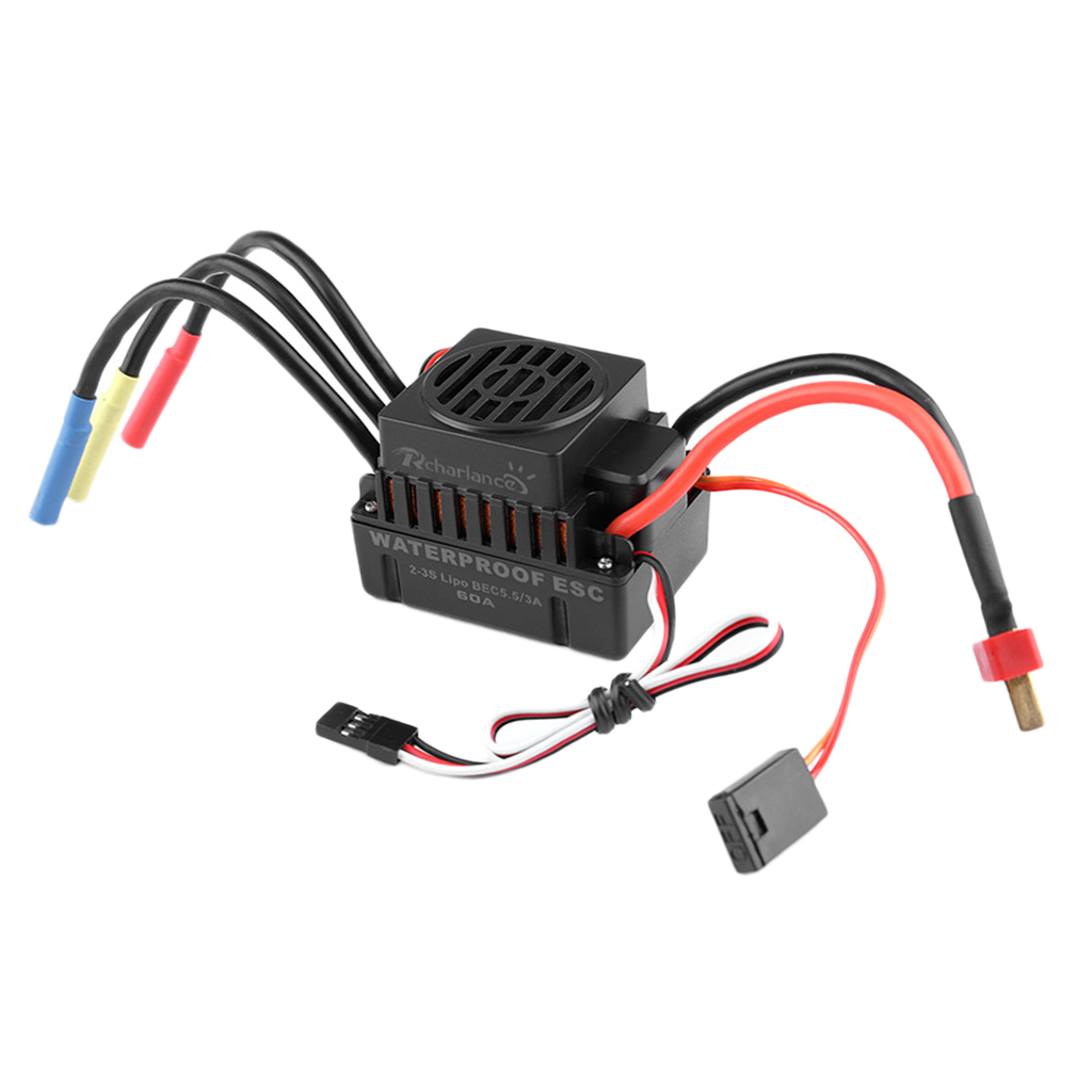 1pc   60A   Brushless   ESC   3650   3900kv   for   1 / 10   RC   Car  