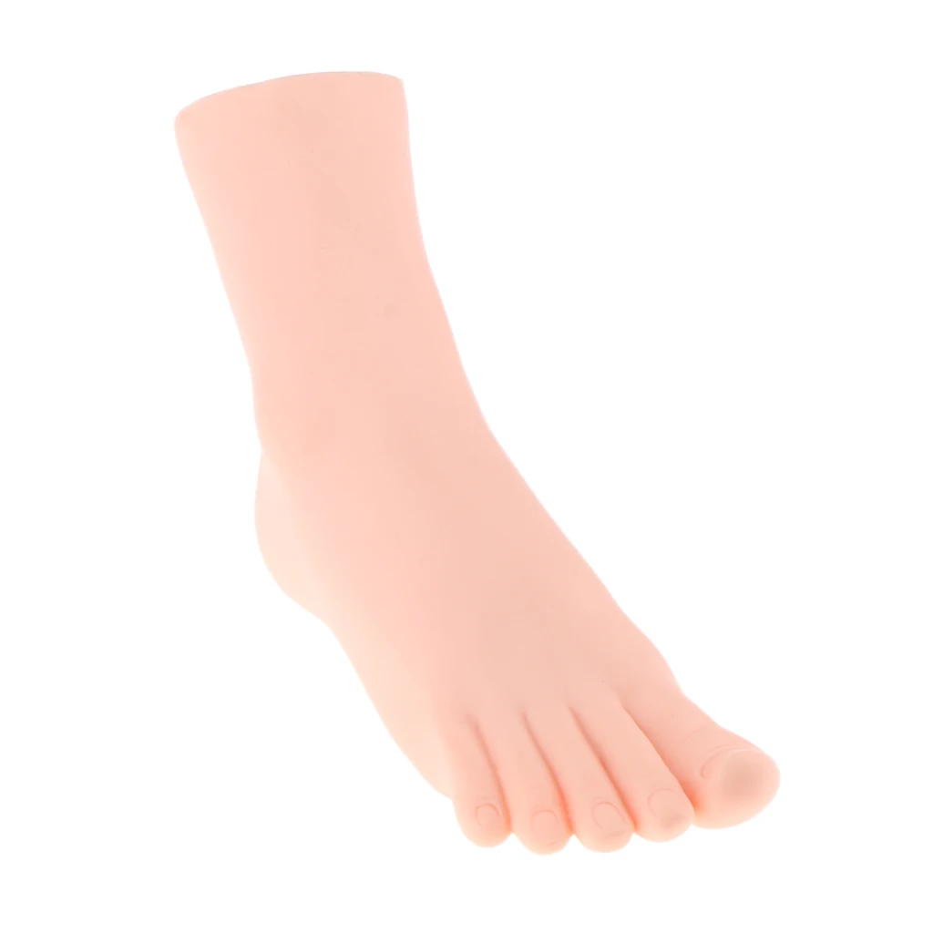 1Pc Female Mannequin Foot Model Nail Art Manicure Training Practice Socks Anklets Shoes Toe Jewelry Display Stand