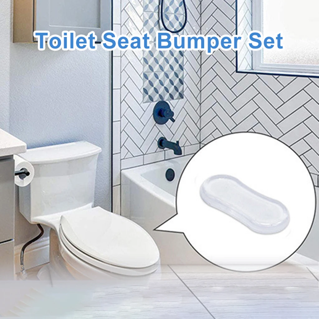 Toilet Seat Bumper Durable Professional Lifter Kit Spacer for Home Bathroom 