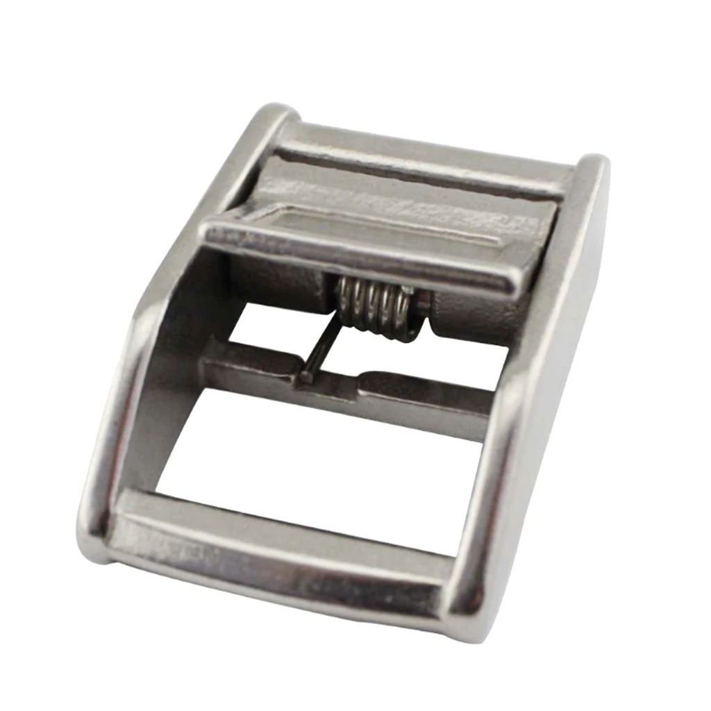 Cargo Lash 25mm Cam Buckle for Tie Down Strap - Stainless Steel - Silver