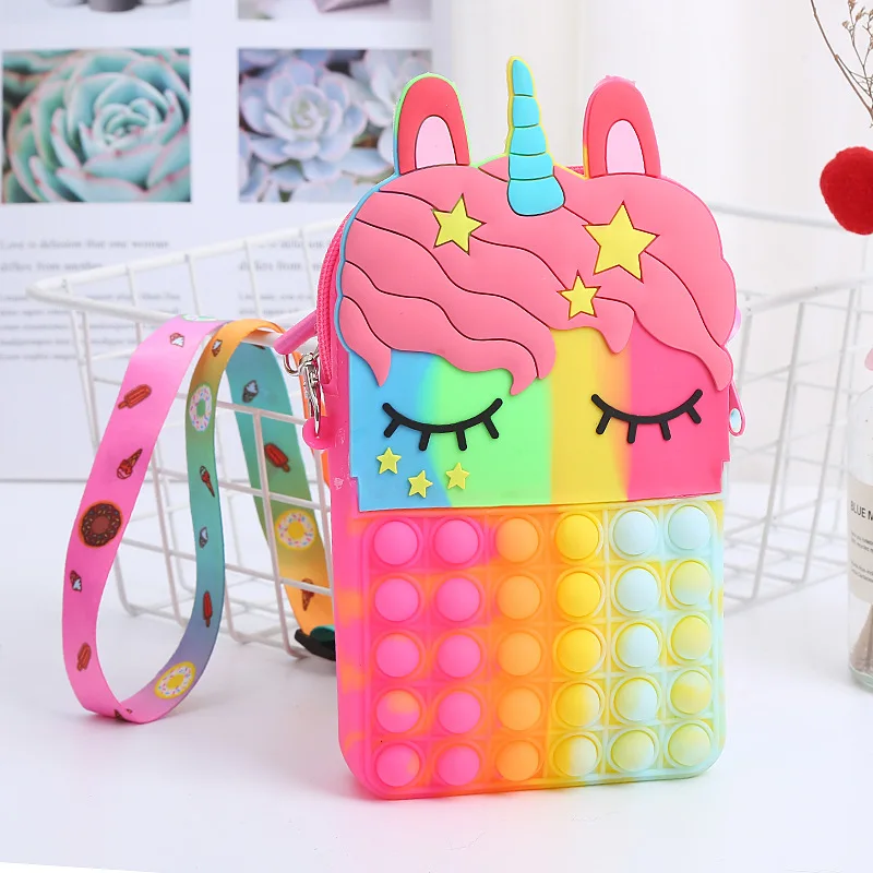 Unicorn Rainbow Pop Fidget Bag