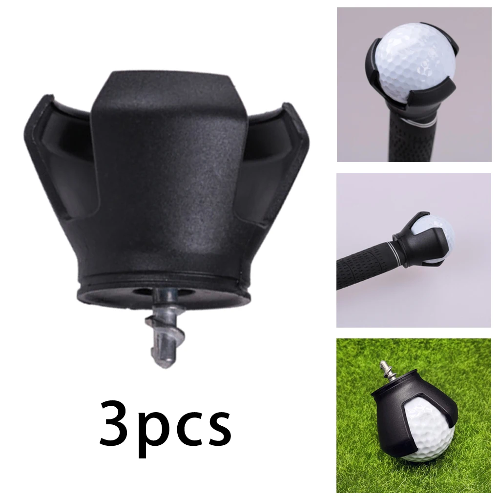 Pack of 3 Ball Retriever Grabber Screw-On Putter Claw Tool Caddie Equipment