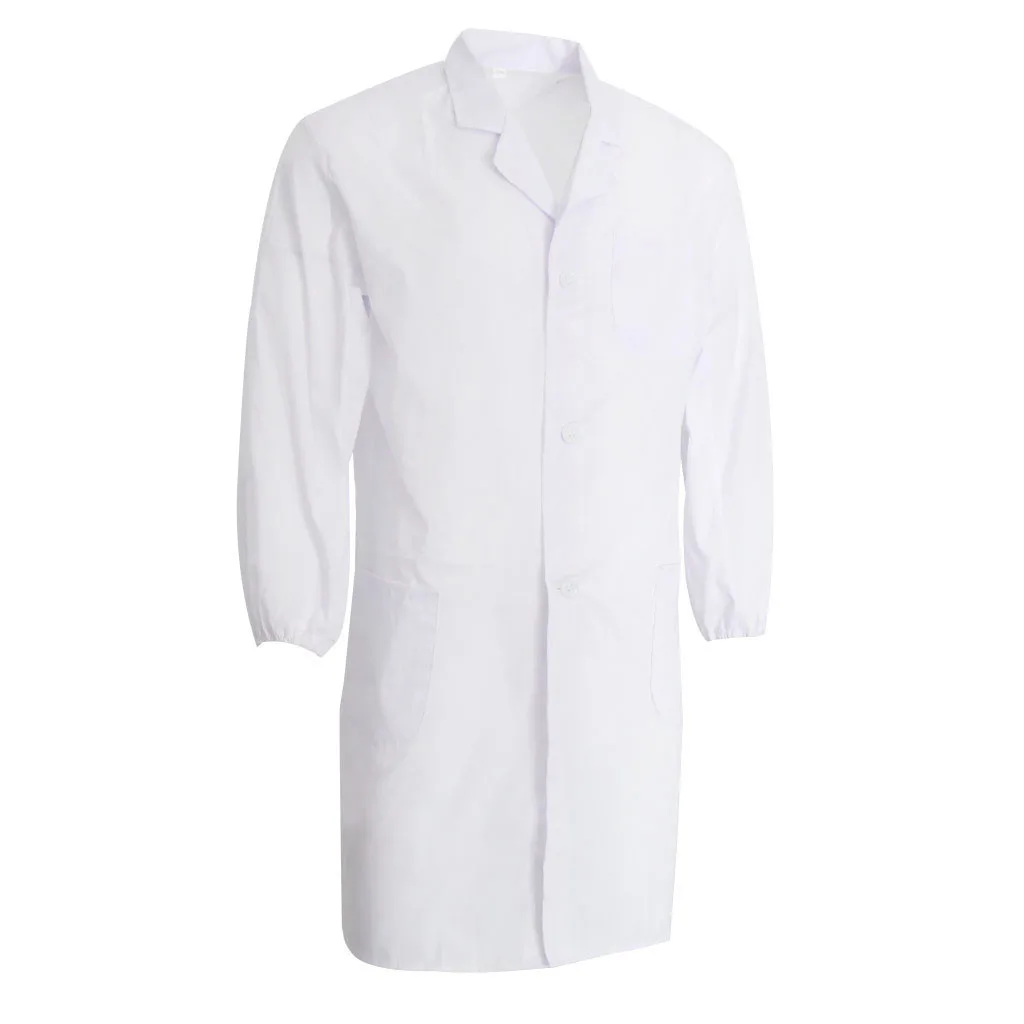 Unisex Lab Scrubs Uniform, Long Length Coat To Protect Clothing Inside