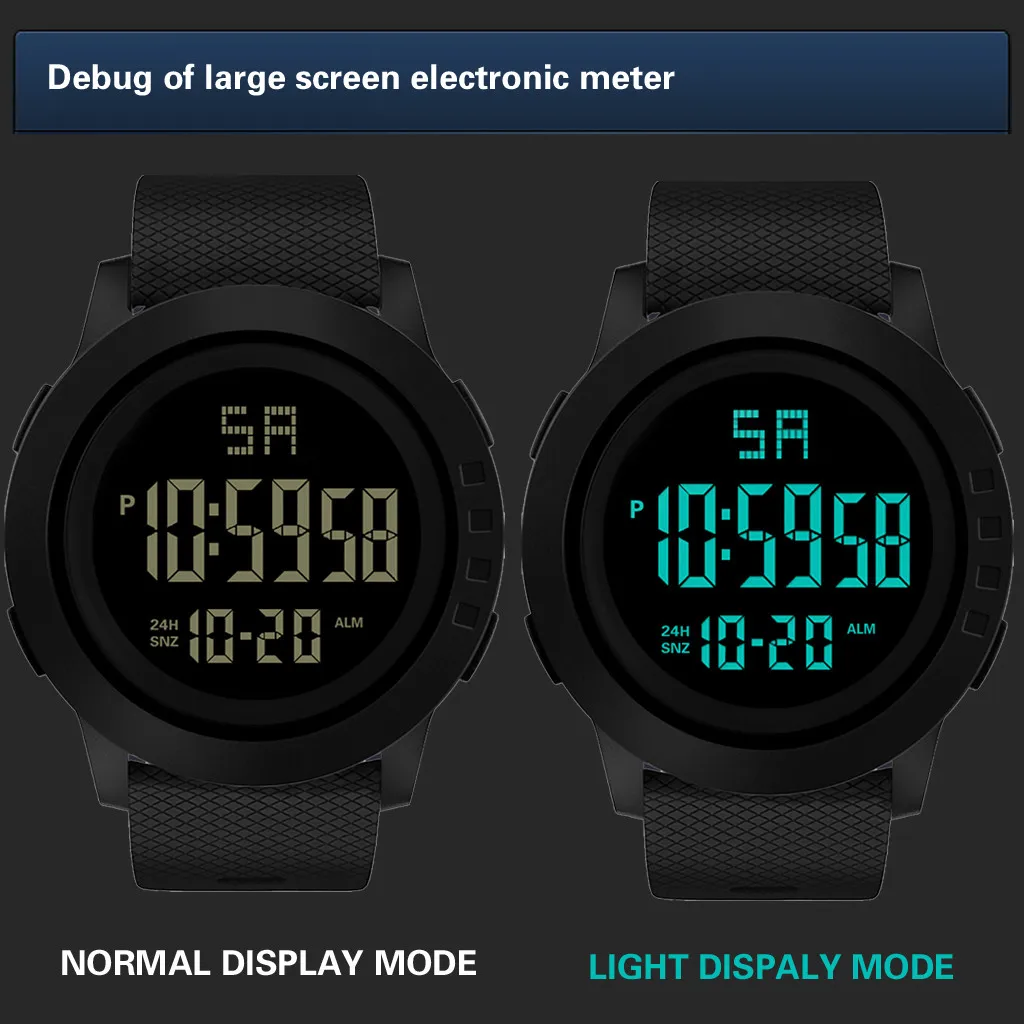 Luxury Men Electronic Watch Analog Digital Military Led Waterproof Wrist Watch Men's New Sports Watch Relogio Masculino