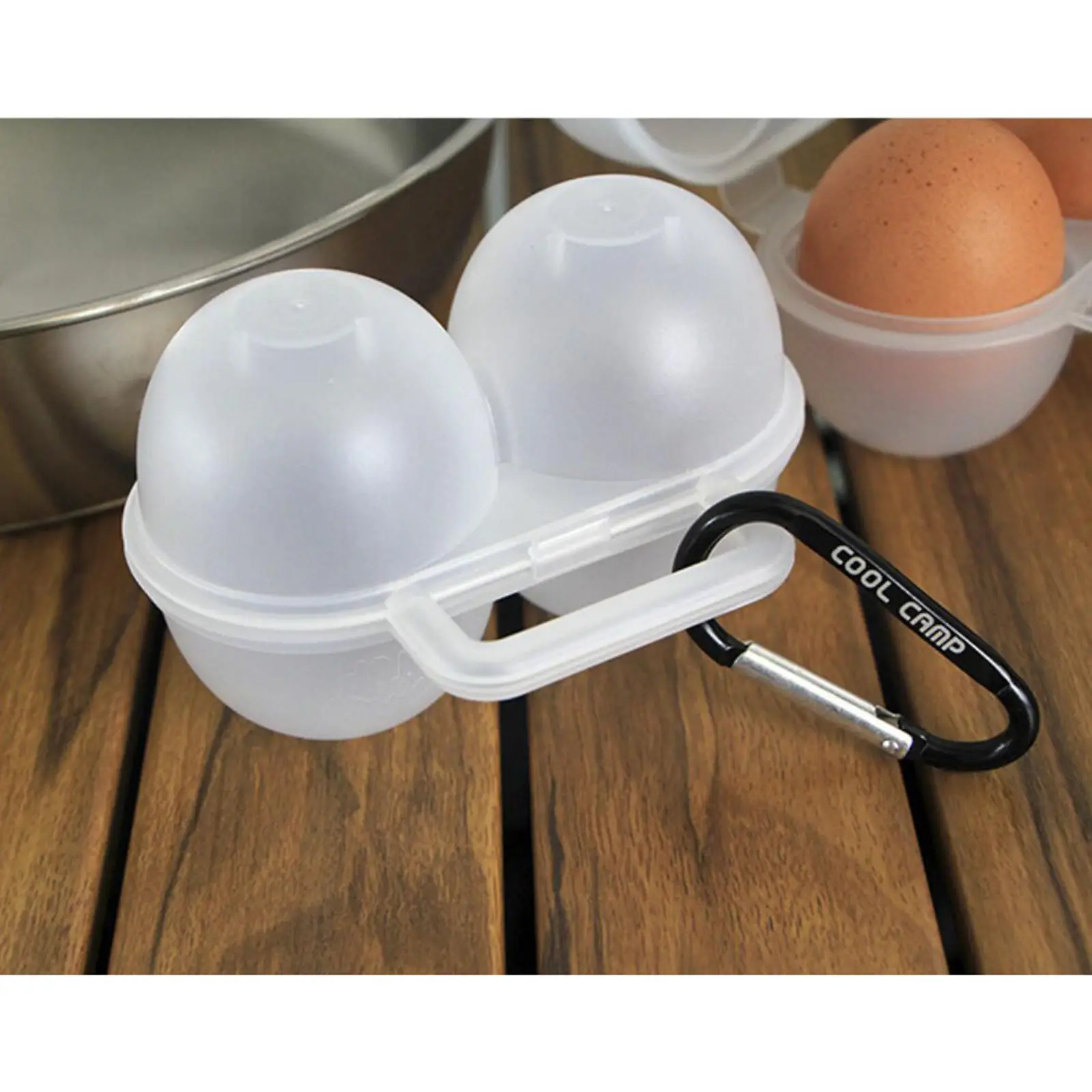 2 Grid Drawer Type Egg Holder Stackable Storage Box Egg Container