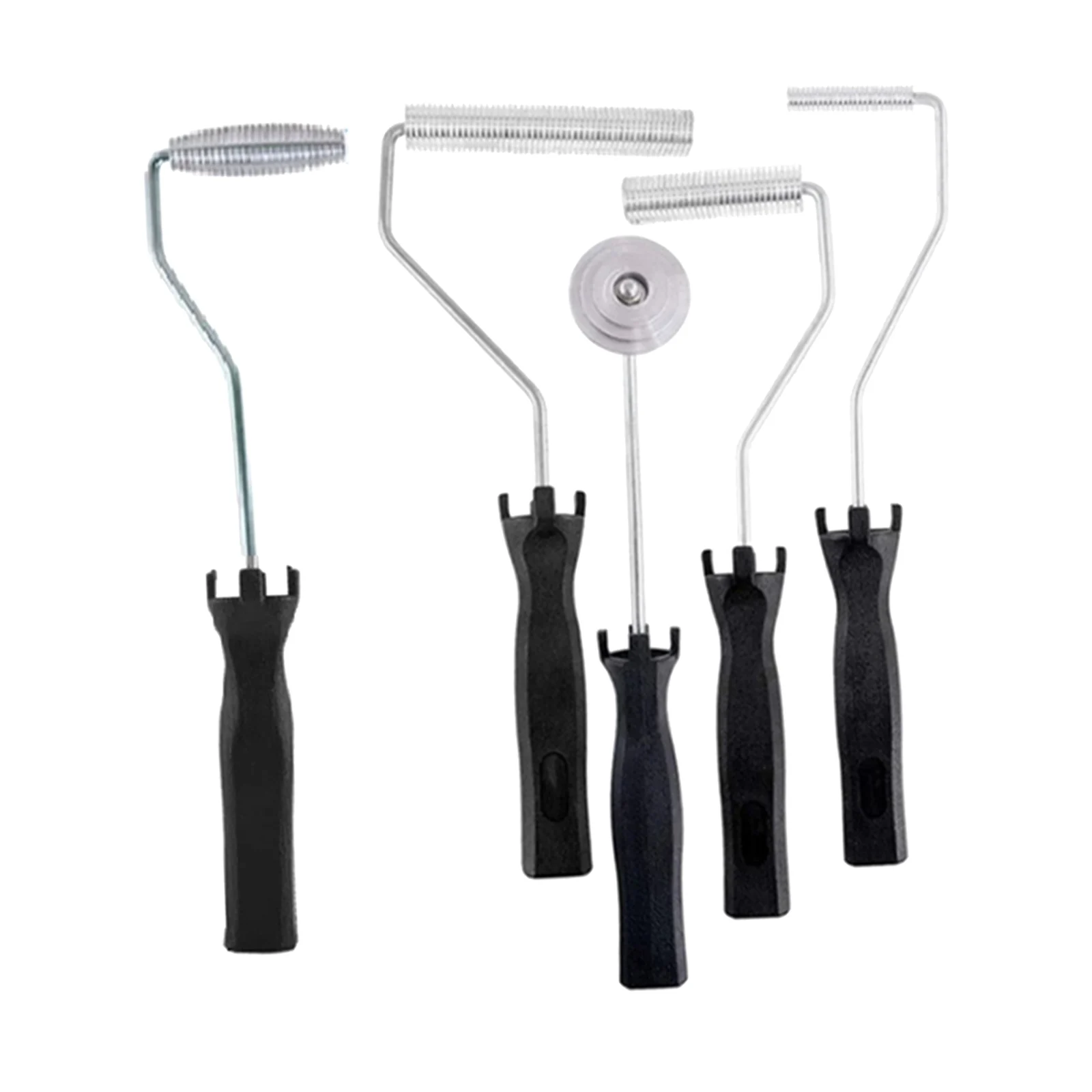 5pcs Fiberglass Roller Kit Bubble Paddle Tool Laminating Roller Kit for FRP Mould
