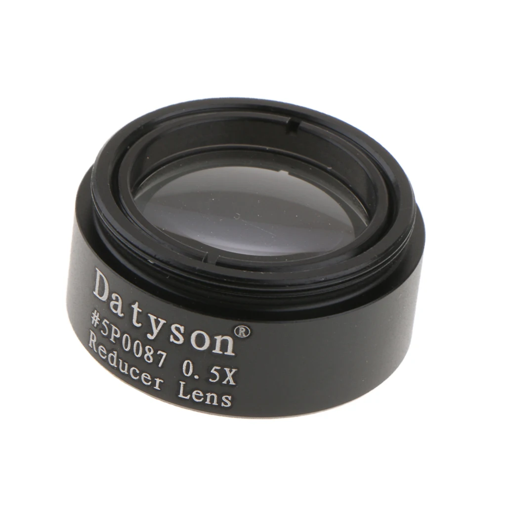 0.5x Barlow Lens  0.5X Focal Reducer Metal with M28*0.6 Thread for 1.25`` / 31.75mm Telescope Eyepiece Accessory