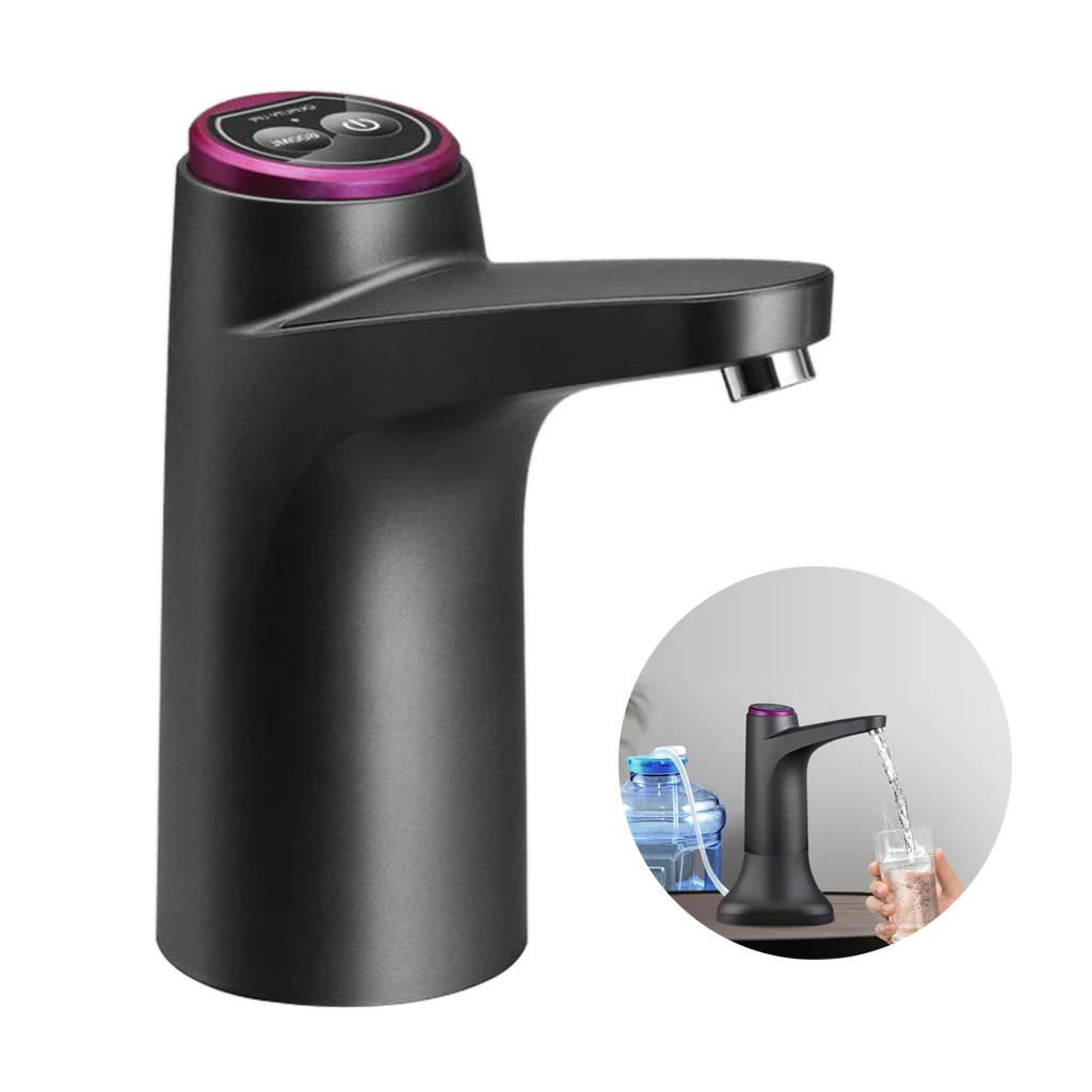 Water Bottle Pump, Automatic Water Dispenser, USB Rechargeable Portable Electric for Universal Bottles for Outdoor Home Office