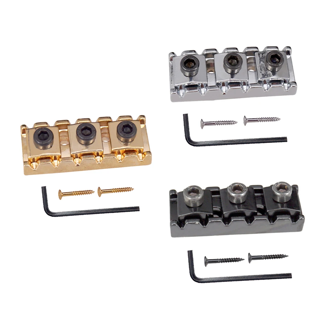 43mm Double Tremolo Bridge System String Nut for Electric Guitar Replacement Parts