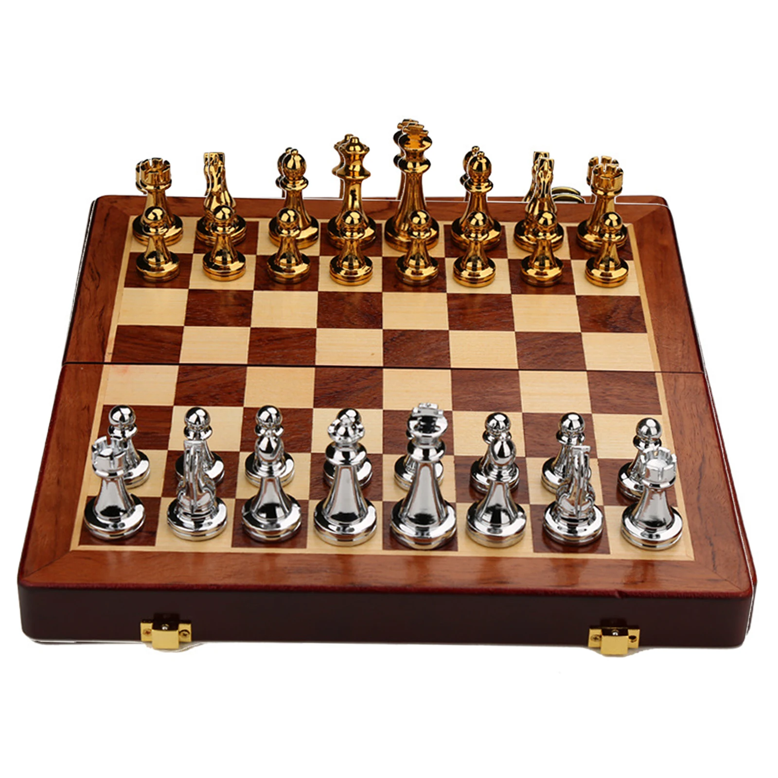 Medieval Chess Set With High Quality Chessboard 32 Pieces Magnetic