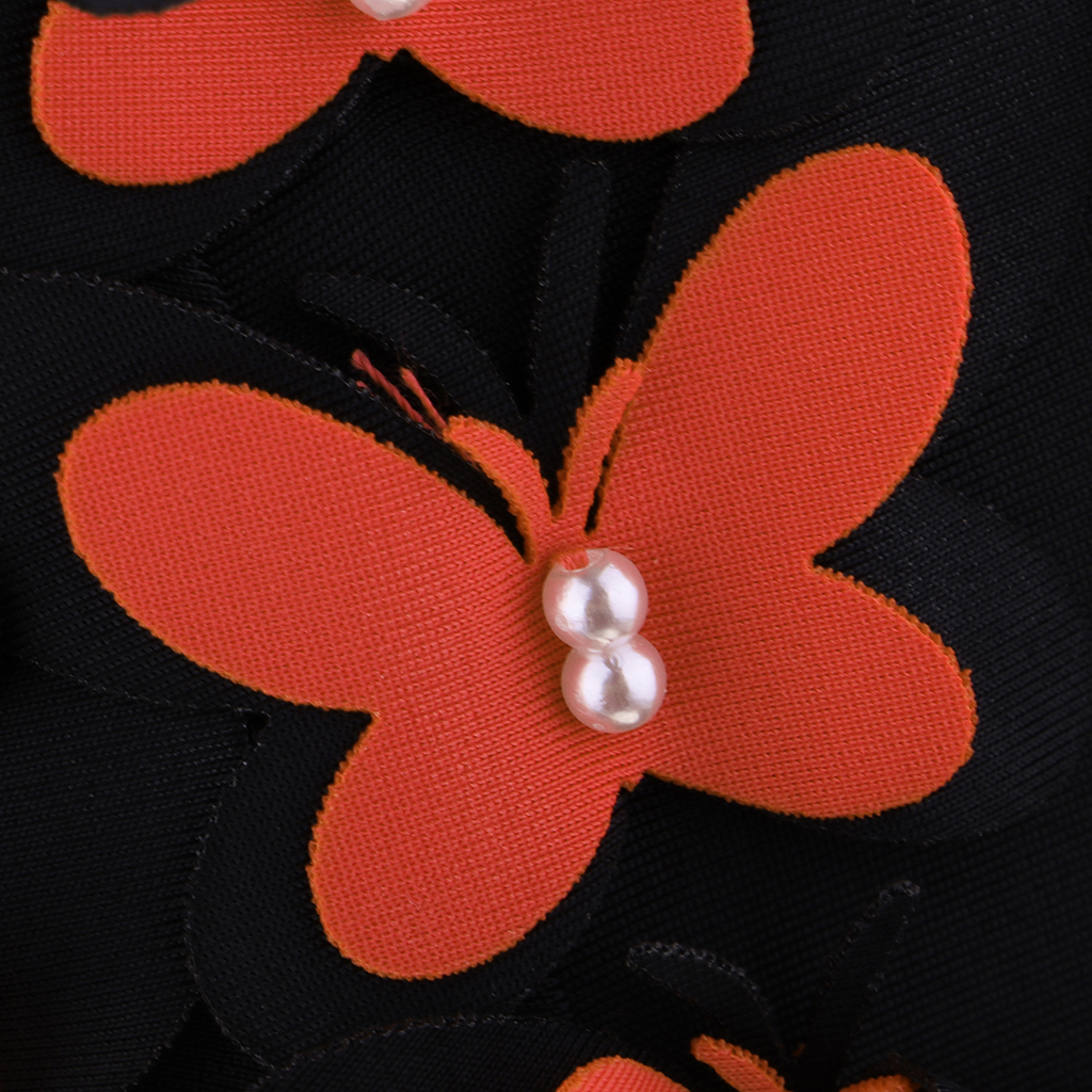 Swim  Women Stylish Retro Swimming  with Butterflies Pearls Decor for Long Hair Ladies Keep Hair Dry