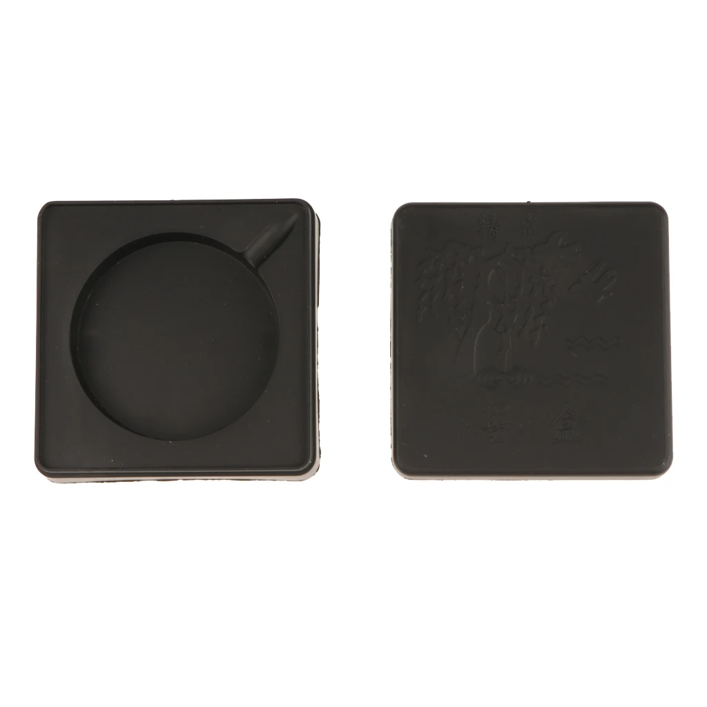 Square Ink Stone Chinese Calligraphy Tools Chinese Black Ink Stick Ink Stone Square Ink Stone Chinese Calligraphy Tools Chinese Black Ink Stick Ink Stone