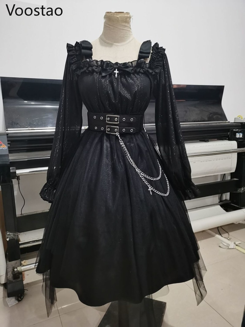 Vintage Gothic Lolita Dress Victorian Harajuku Girly Killer