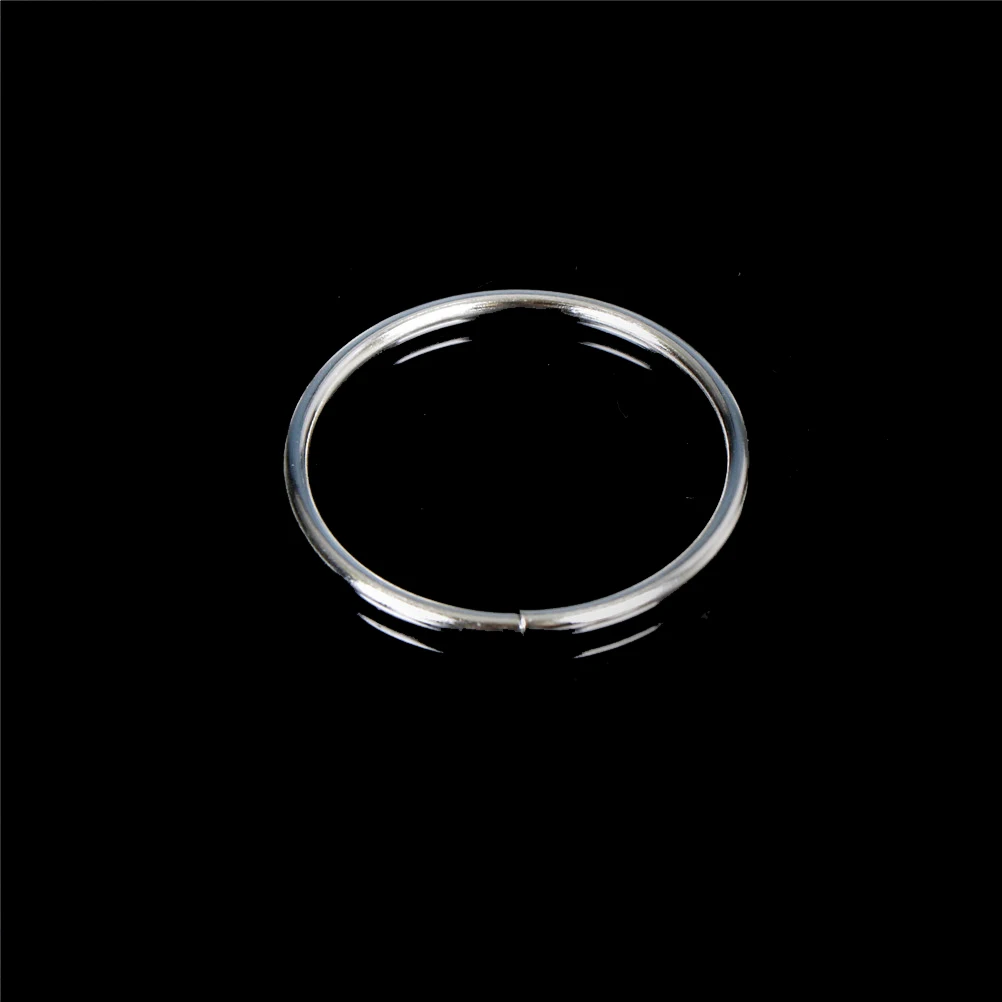 Fancy Magic Ring and Chain Cool Magic Trick Props Metal Knot Ring On Chain SALE 