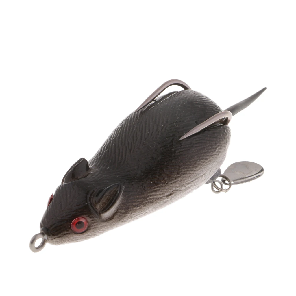 Long Tail Mouse Fishing Lure Artificial Rat Lure Mice Baits Frog Bait 4.1'' 