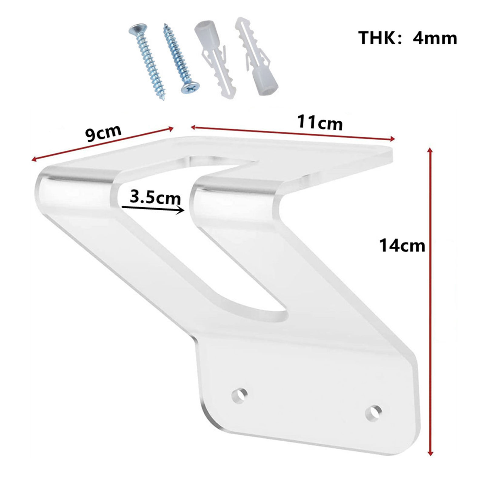 Kayak Paddles Oar Hangers Accessories Wall Racks 2Pcs Plastic Stand Up Wall