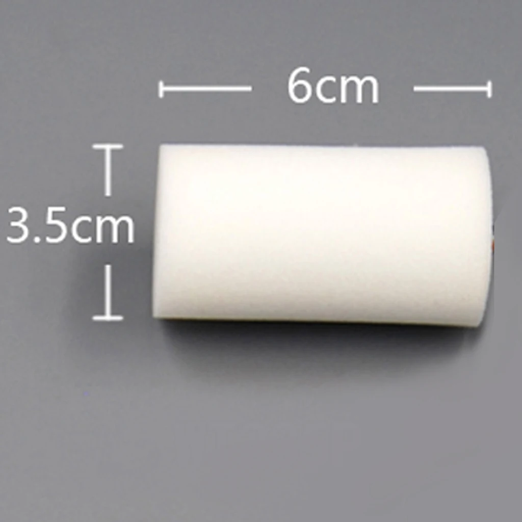 Set of 10 6cm Paint Roller Foam Covers Refills High Density for Small Area