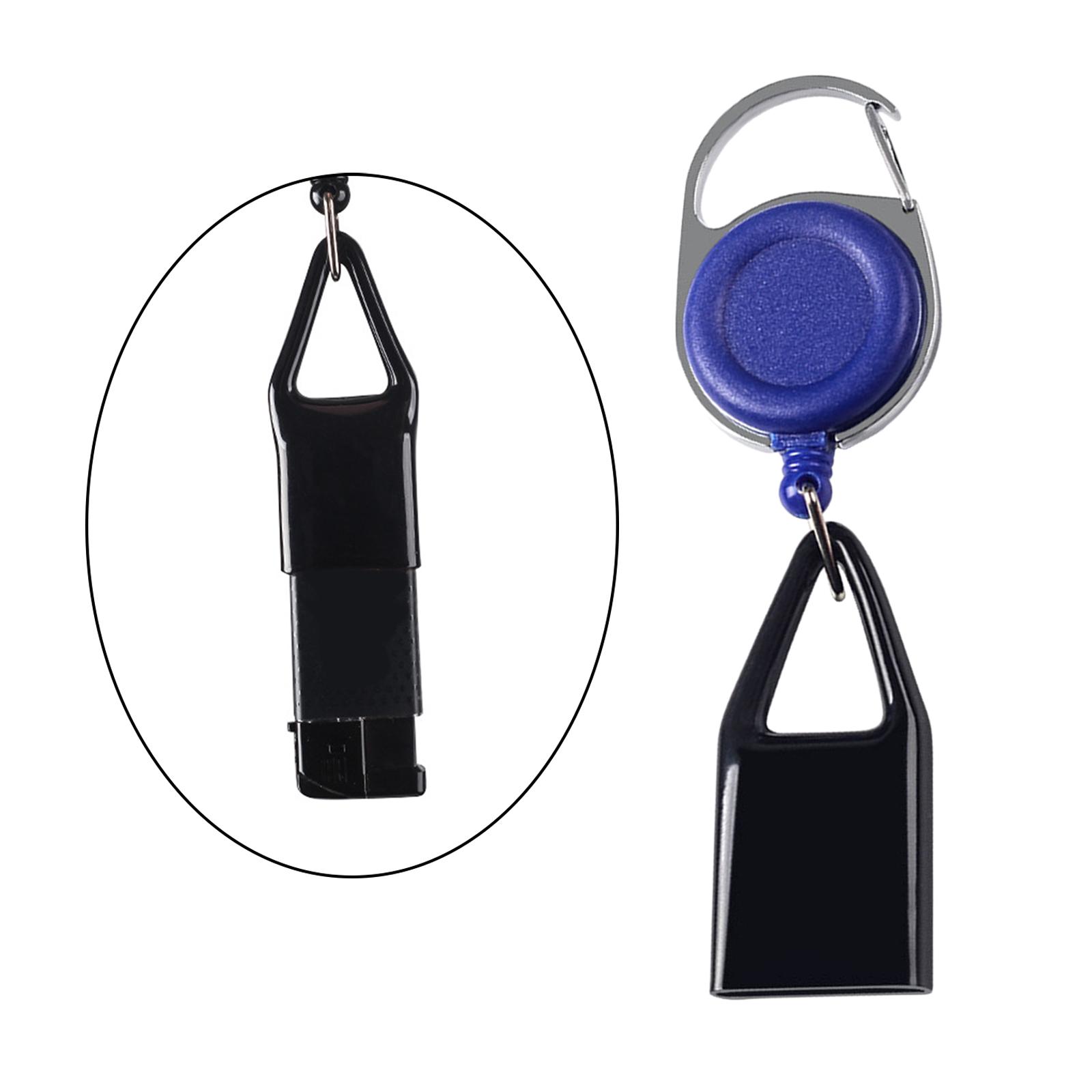 Retractable Keychain with Clip Kitchen Gadgets Lighter Protective Cover Retractable Lighter Belt Safe Stash Clip