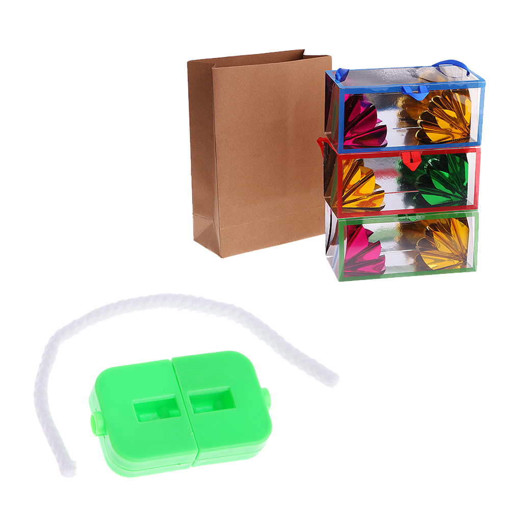 Magic Tricks Fun Broken Rope &&Appearing Flower Box Magician Supplies