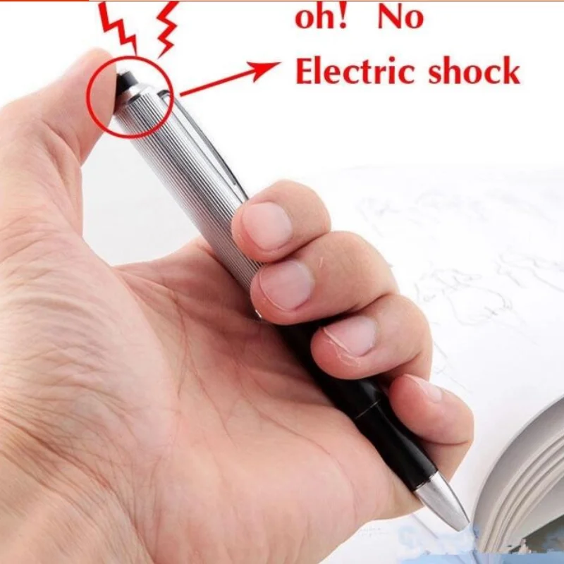 Hcee422329547427183984153bd91f6f3X 1pcs Creative Electric Shock Pen Toy Utility Gadget Gag Joke Funny Prank Trick Novelty Friend's Best Gift