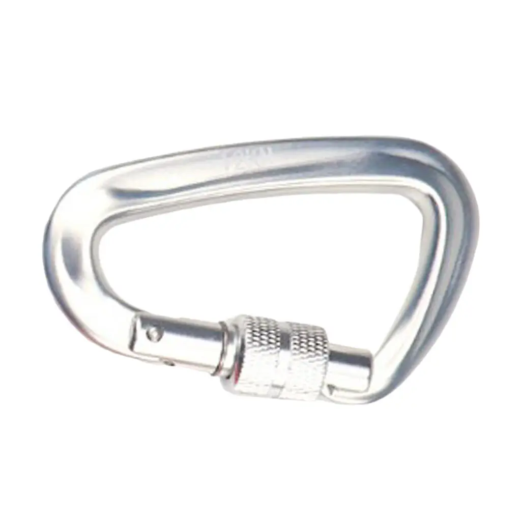 Aluminum D-Ring Locking Large Carabiners Clip for Outdoor Camping