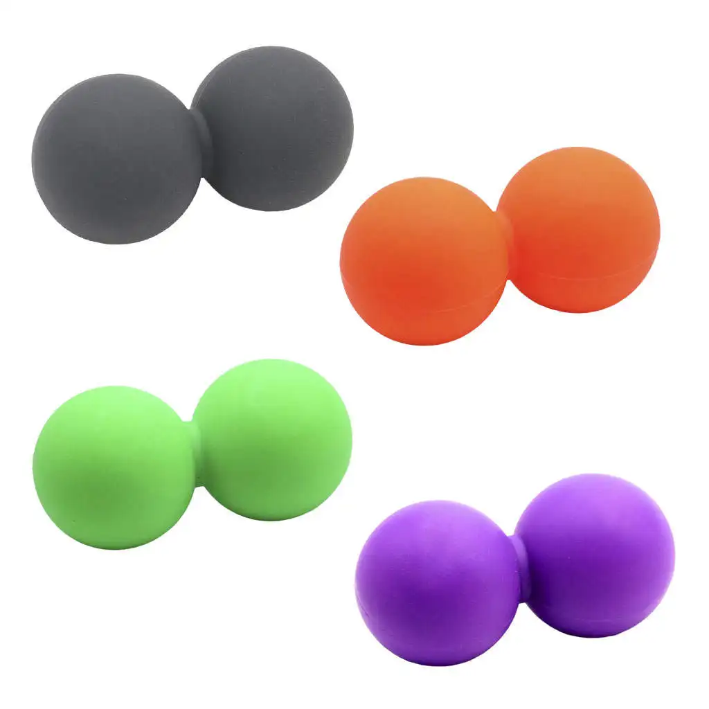 Double Lacrosse Ball Firm Sports for Relieving Body Tension Fascial Relaxation Muscle Relaxer Relax Tight Muscles Stress Relief