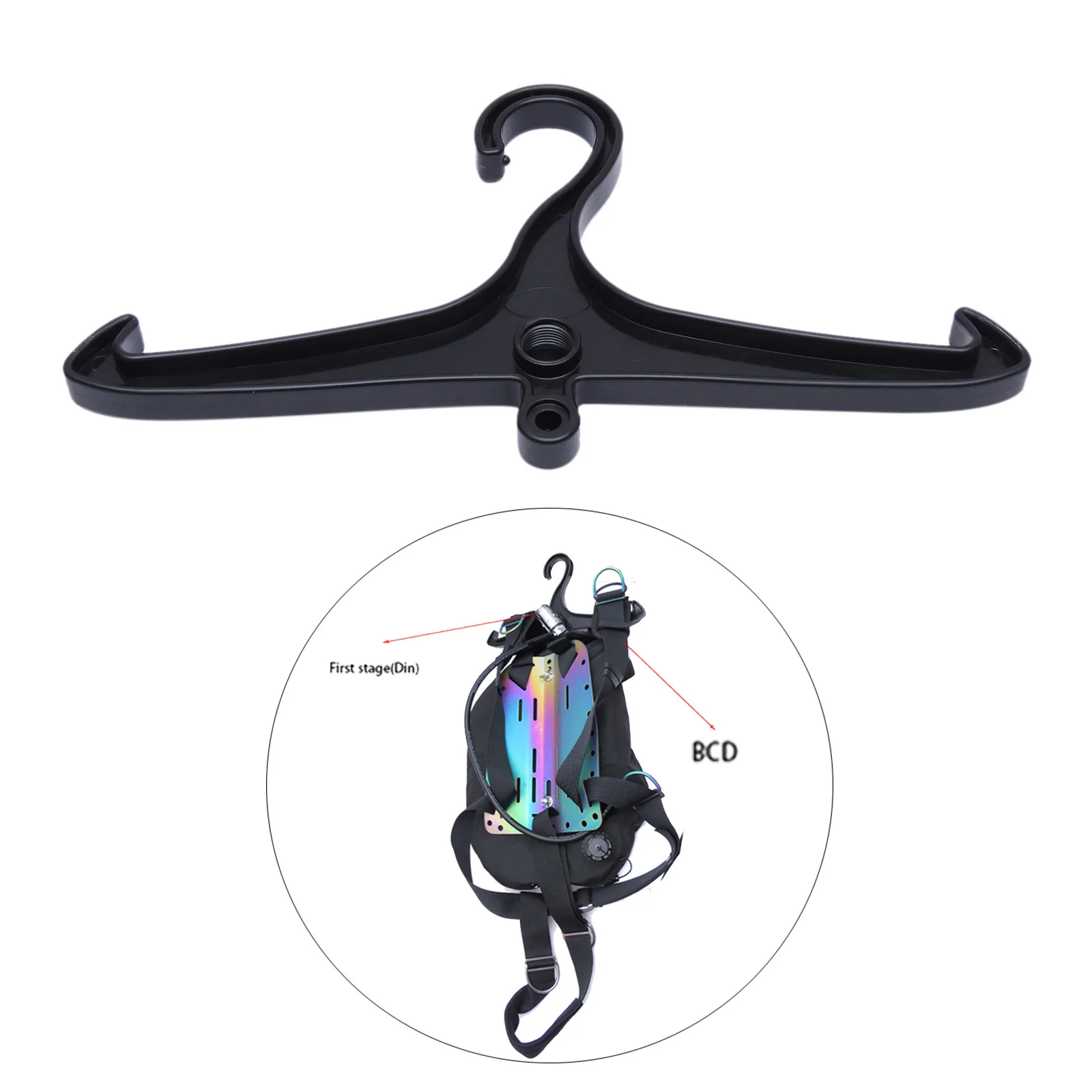 Multi-Purpose Scuba Gear Drysuit Hanger Dive Suit Draining Accessories