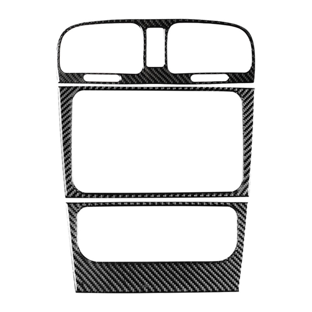 Carbon Fiber Console Air Outlet CD Panel Decorative Cover Trim For Volkswagen for VW for Golf 6 MK6 GTI 2008-2012