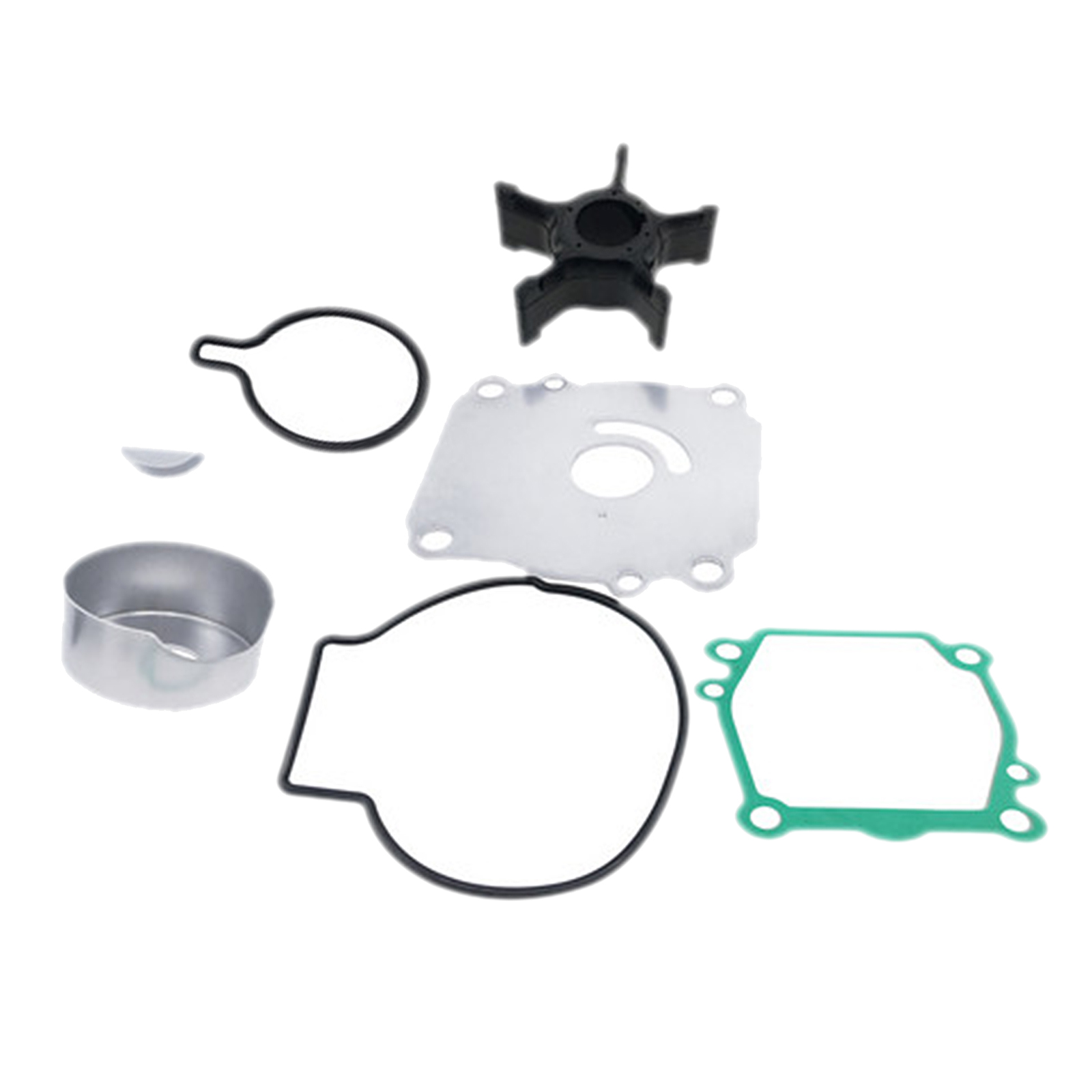 Water Pump Impeller Service Kit 17400-92J00 fits for Suzuki Outboards, Boat Motor Spare Parts High Reliability