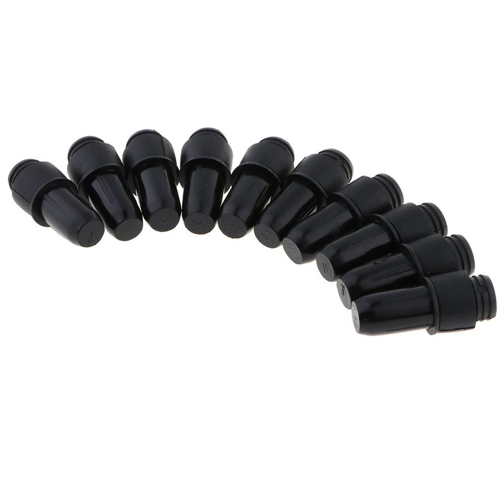 10 Pieces Fastener Rivet Clips Kits, Black Push Pin Rivets for Speaker Mesh Grill Cover # 052